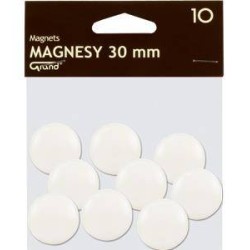 MAGNESY 30MM GRAND 130-1693 BIAŁE 10SZT