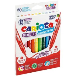 FLAMASTRY DWUSTRONNE CARIOCA 41457 BIRELLO 160-1463 MIX*12SZT