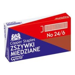 ZSZYWKI GRAND 24/6 110-1422 MIEDZIANE 1000SZT