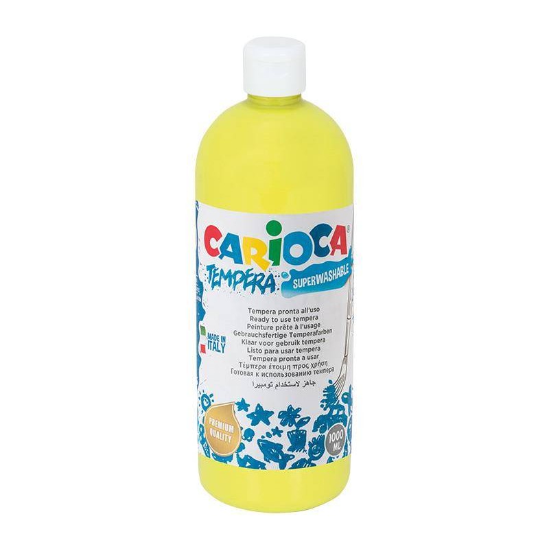 FARBA TEMPERA CARIOCA KO030/12 170-1864 1000ML ŻÓŁTA CYTRYNOWA