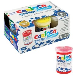 FARBY TEMPERY CARIOCA KO022 170-1459 25ML 6KOL