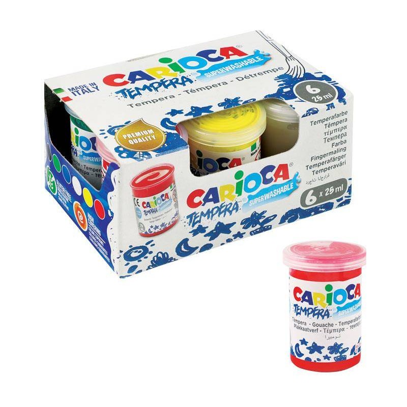 FARBY TEMPERY CARIOCA KO022 170-1459 25ML 6KOL