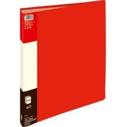 ALBUM OFERTOWY A4 GRAND 9006 120-1210 CZERWONY PVC 60 KIESZENI