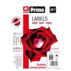 ETYKIETY SAMOPRZYLEPNE 63.5X33.9MM EPRIMO QCT E84688-QCT BIAŁE 100ARK*24SZT