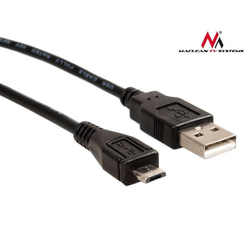 KABEL USB MICRO 1,8 M MACLEAN MCTV-747 CZARNY