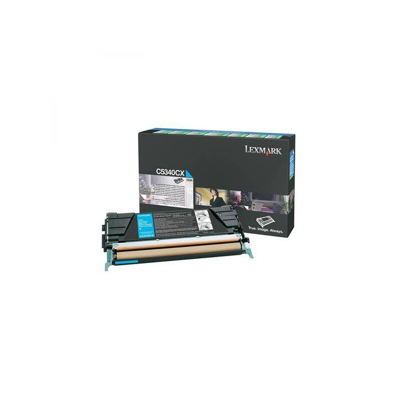 TONER ORYGINALNY LEXMARK C5340CX  CYAN 7000 STRON