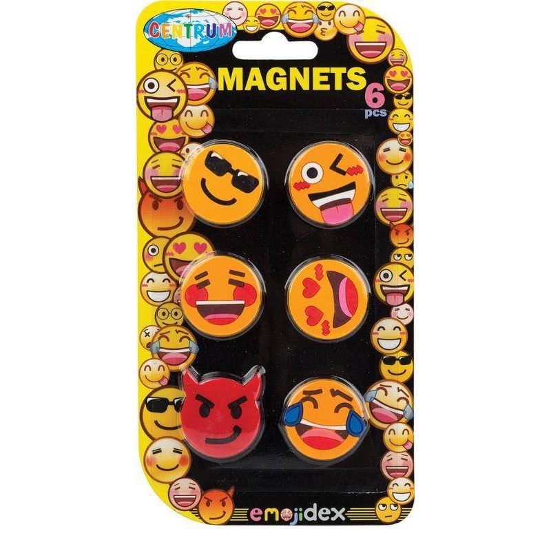 MAGNESY 28MM CENTRUM EMOJIDEX 87005 6SZT