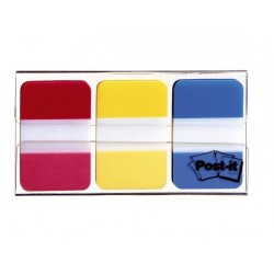 ZAKŁADKI INDEKSUJĄCE FOLIOWE 38X25MM 3M POST-IT® DO ARCHIWIZACJI  686-RYB MIX*3 3*22SZT