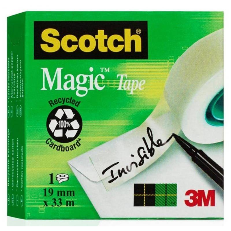 TAŚMA BIUROWA 19MMX33M 3M SCOTCH® MAGIC™  810 MATOWA