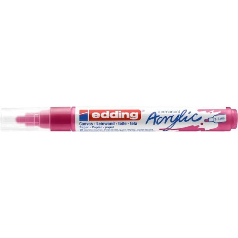 MARKER AKRYLOWY  EDDING 5100 MATOWA TELEMAGENTA 2-3 MM