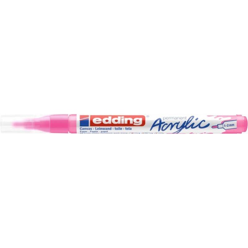 MARKER AKRYLOWY  EDDING 5300 RÓŻOWY NEONOWY 1-2 MM