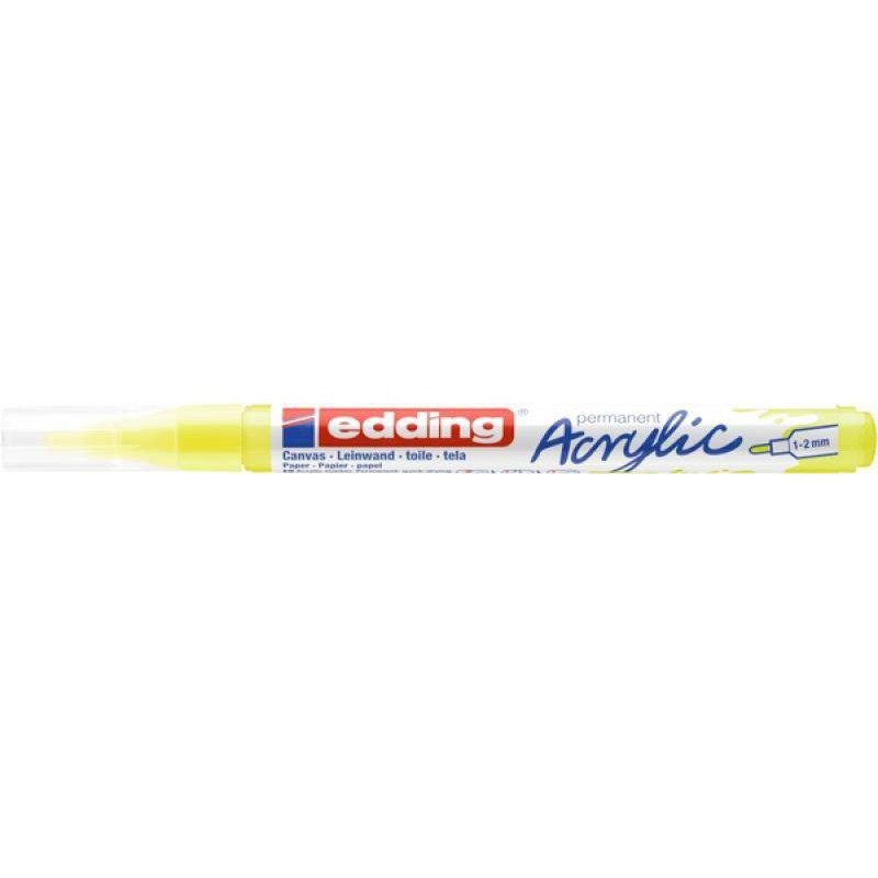 MARKER AKRYLOWY  EDDING 5300 ŻÓŁTY NEONOWY 1-2 MM