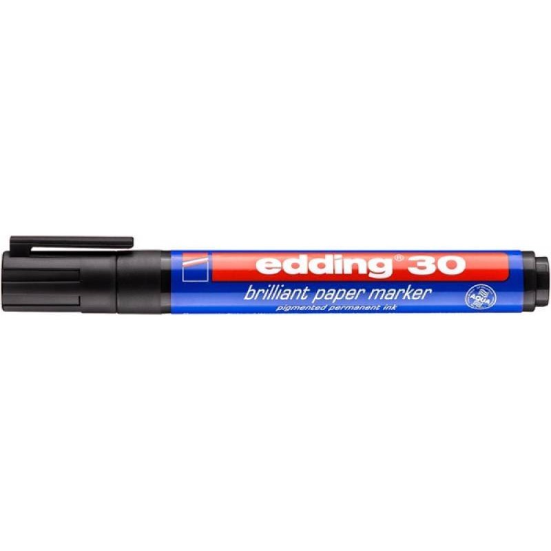 MARKER DO PAPIERU EDDING 30 CZARNY 1.5-3MM