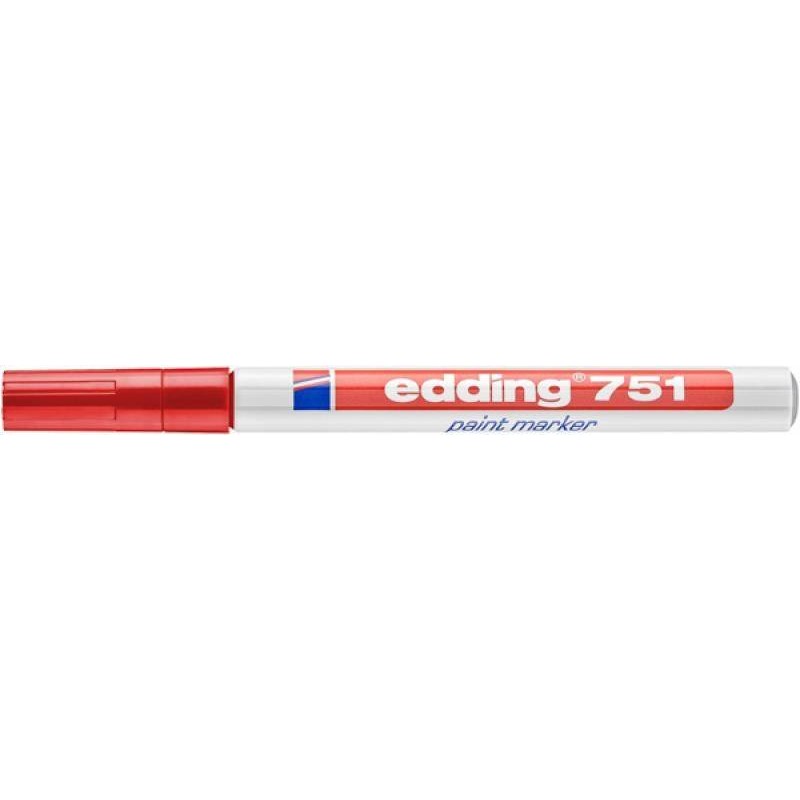 MARKER OLEJOWY EDDING 751 CZERWONY 1-2MM