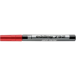 MARKER OLEJOWY EDDING 792 CZERWONY 0.8MM