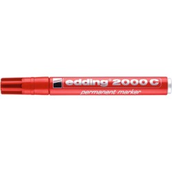 MARKER PERMANENTNY EDDING 2000 C CZERWONY 1.5-3 MM