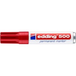 MARKER PERMANENTNY EDDING 500 CZERWONY 2-7 MM