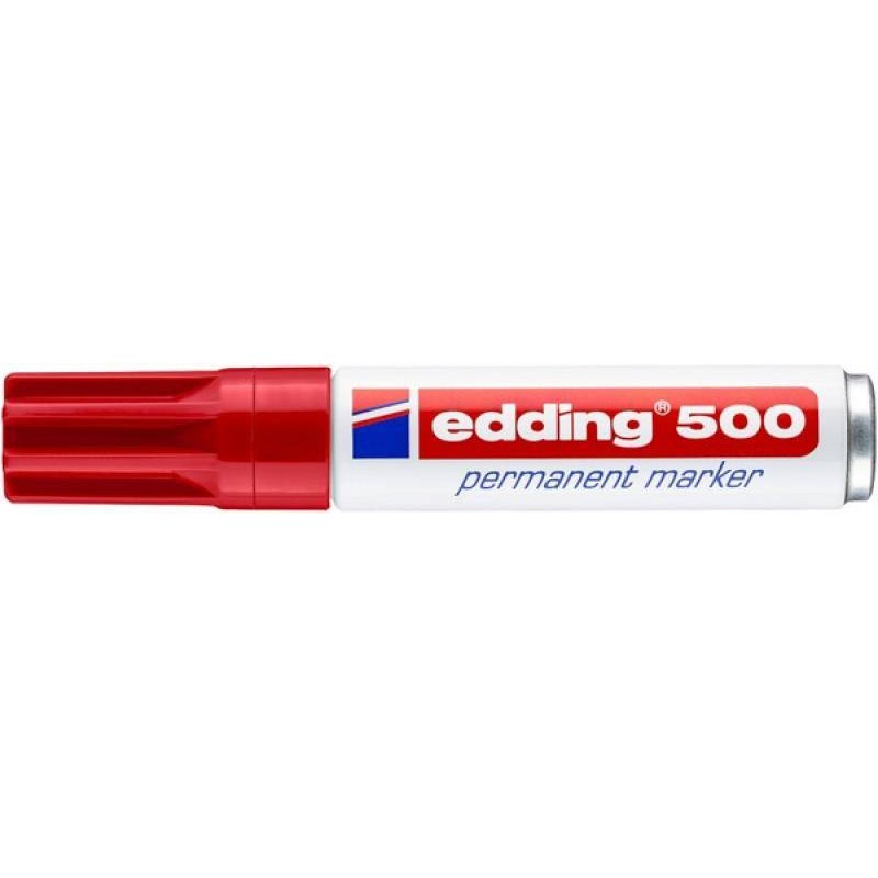 MARKER PERMANENTNY EDDING 500 CZERWONY 2-7 MM