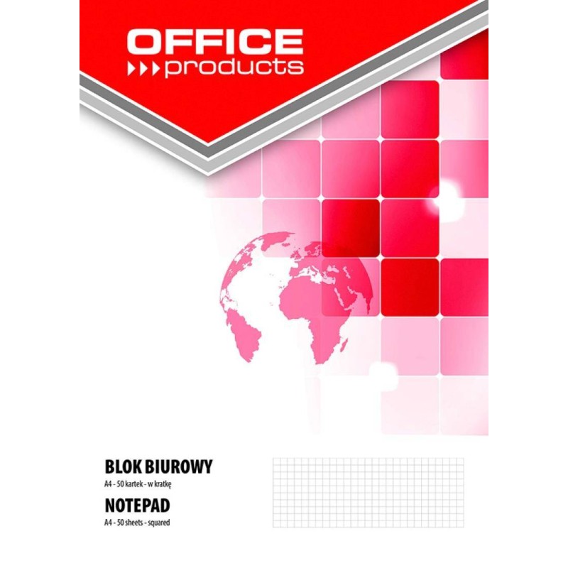 BLOK BIUROWY A4 OFFICE PRODUCTS KRATKA 50KART