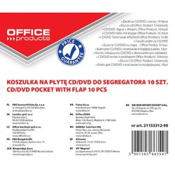 KOSZULKI KRYSTALICZNE CD OFFICE PRODUCTS 10SZT