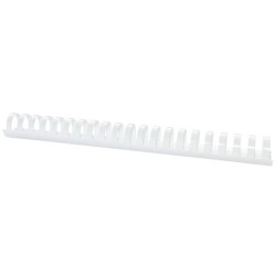 GRZBIET PLASTIKOWY 28,5MM (270 KARTEK) OFFICE PRODUCTS BIAŁY 50 SZT.