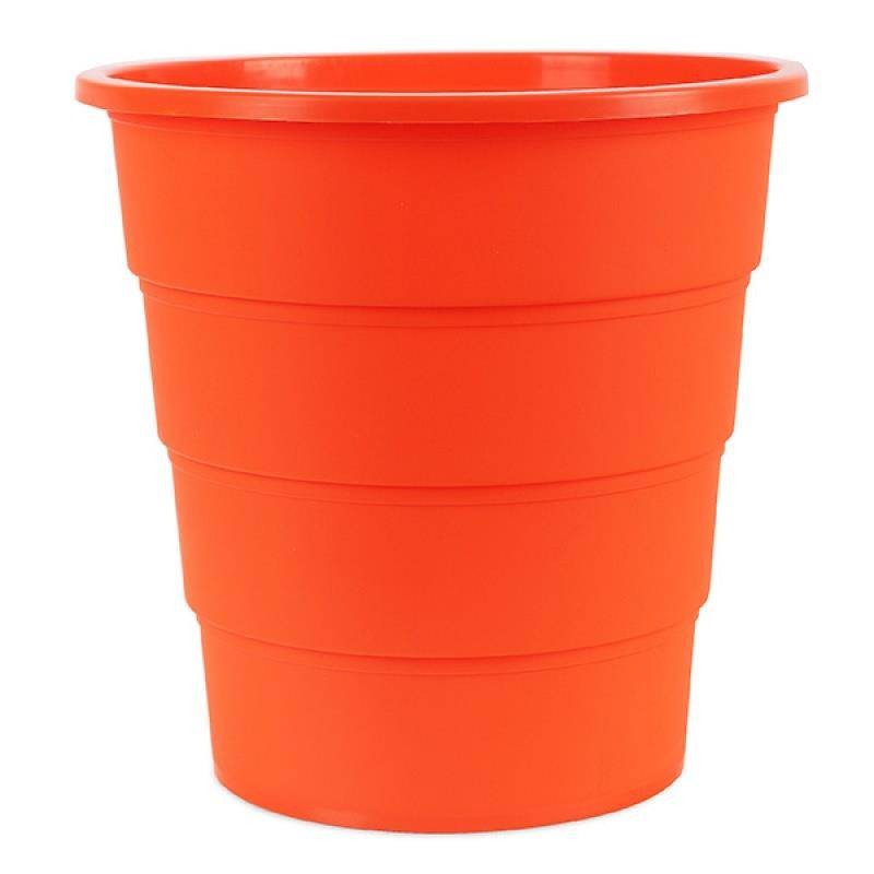 KOSZ NA ŚMIECI 16L OFFICE PRODUCTS POMARAŃCZOWY PLASTIK