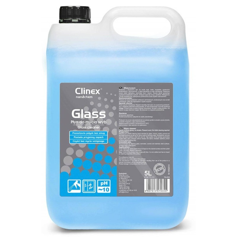 PŁYN DO MYCIA SZYB CLINEX GLASS 5L