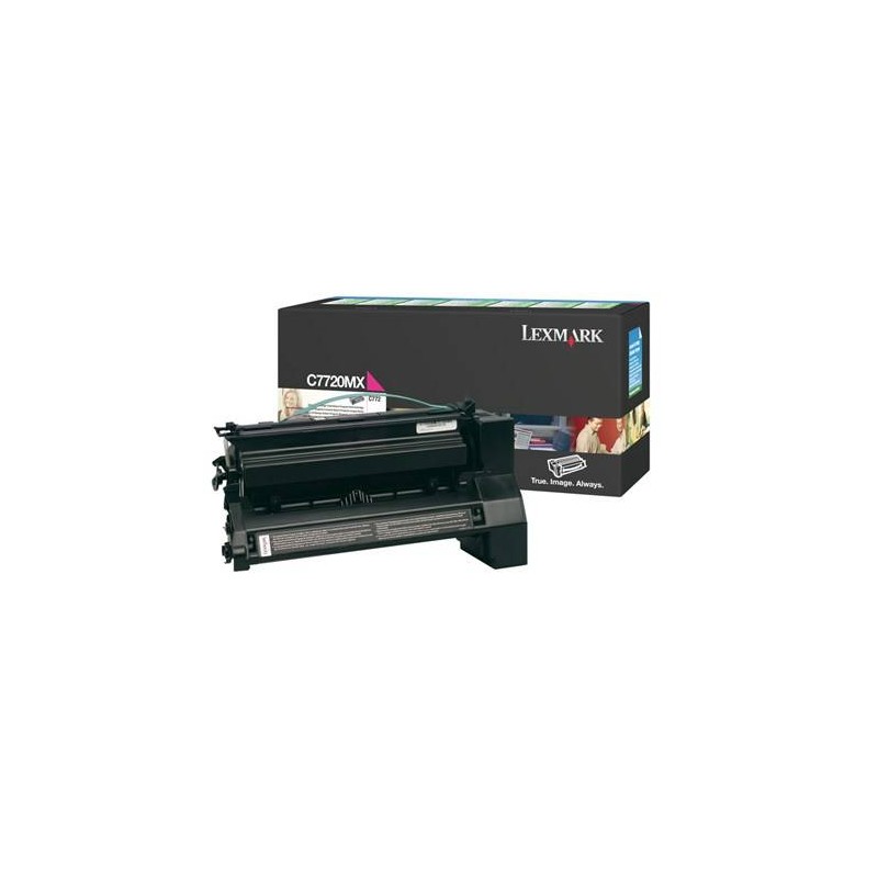 TONER ORYGINALNY ZWROTNY LEXMARK C7720MX MAGENTA 15000STR.