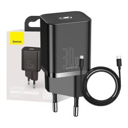 ŁADOWARKA SIECIOWA BASEUS SUPER SI QUICK CHARGER 1C 30W (CZARNA)