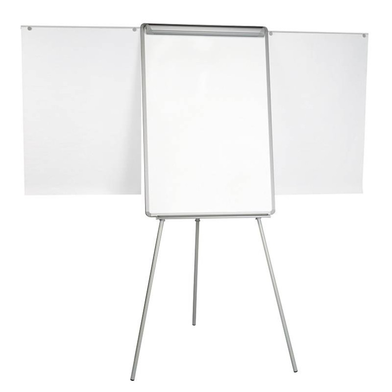 FLIPCHART NA TRÓJNOGU SUCHOŚCIERALNY MAGNETYCZNY Z WYCIĄGANYMI RAMIONAMI 70X100CM BI-OFFICE