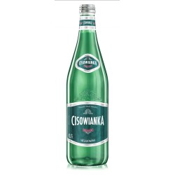 WODA NIEGAZOWANA BUTELKA SZKLANA CISOWIANKA CLASSIQUE 0,7L