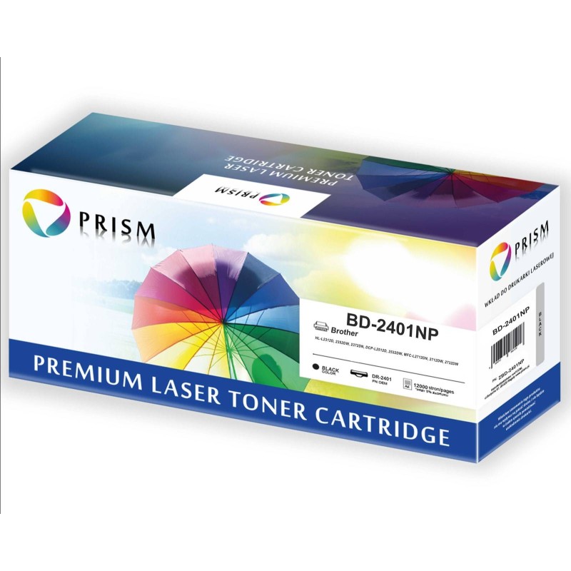 BĘBEN ZAMIENNY PRISM DR-2401 ZBD-2401NP CZARNY 12000 STR.