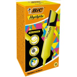 ZAKREŚLACZ BIC HIGHLIGHTER FLAT 943647 ŻÓŁTY 1.7-4.8MM