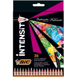 KREDKI OŁÓWKOWE BIC INTENSITY PREMIUM 951852 MIX*36