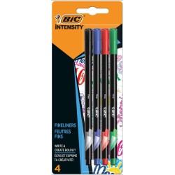 CIENKOPIS BIC INTENSITY FINE 942082 MIX*4 BLISTER 4SZT