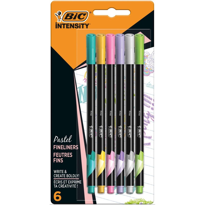 CIENKOPIS BIC INTENSITY FINE 503924 MIX*6 BLISTER 6SZT