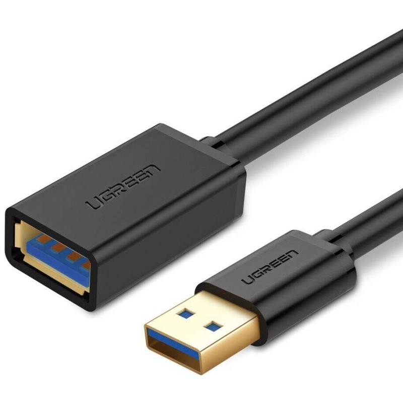 KABEL USB 3.0 PRZEDŁUŻAJĄCY UGREEN 	US129 0.5M (CZARNY)