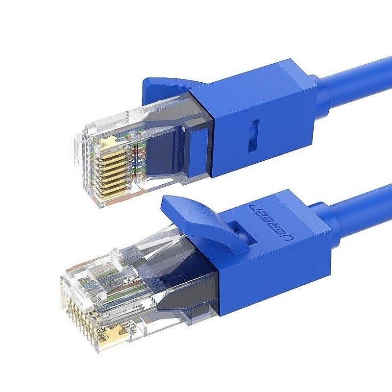 KABEL SIECIOWY UGREEN  NW102 ETHERNET RJ45, CAT.6, UTP, 5M (NIEBIESKI)