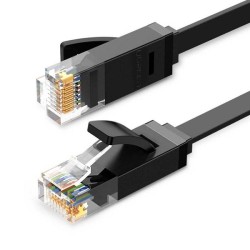 PŁASKI KABEL SIECIOWY UGREEN  NW102 ETHERNET RJ45, CAT.6, UTP, 3M (CZARNY)