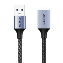 UGREEN 	US115 PRZEDŁUŻACZ USB 3.O, MĘSKI USB DO ŻEŃSKI USB, 0,5M (CZARNY)