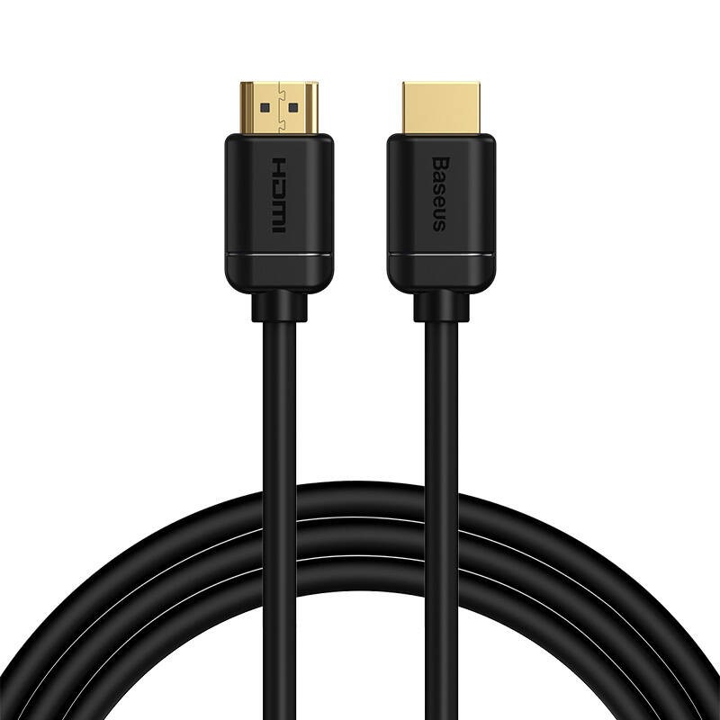 KABEL HDMI 2.0 BASEUS, 4K 60HZ, 3D, HDR, 18GBPS, 2M (CZARNY)