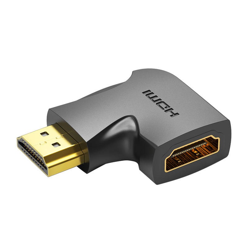 ADAPTER HDMI 90° VENTION AIOB0-2, 4K 60HZ, 2 SZTUKI (CZARNY)