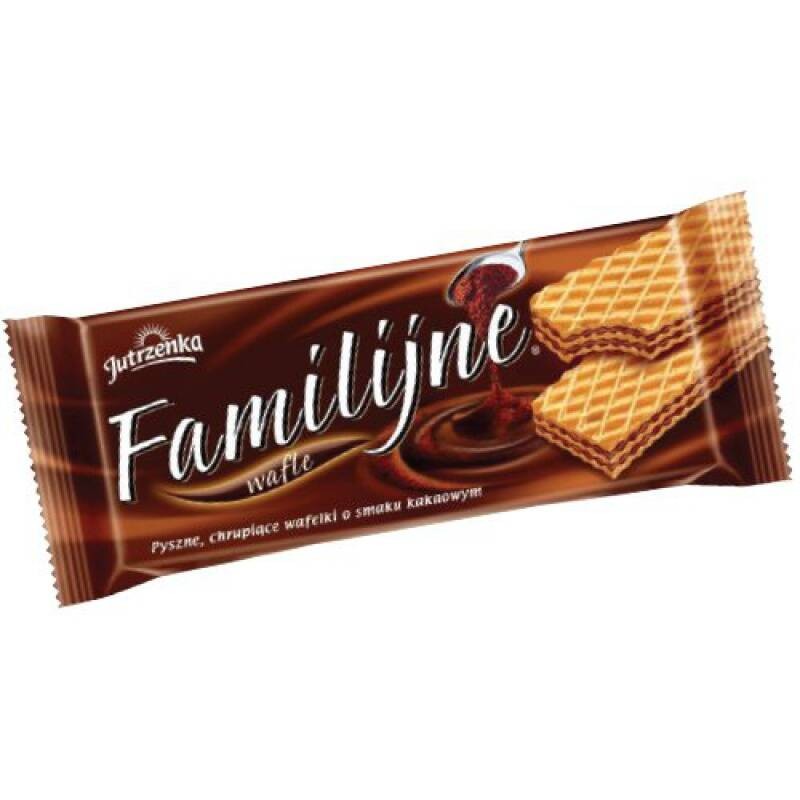 WAFLE FAMILIJNE KAKAOWE JUTRZENKA 180G