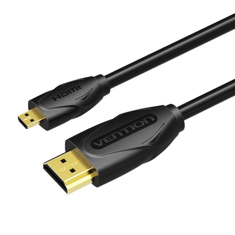 KABEL MICRO HDMI DO HDMI VENTION VAA-D03-B150 1,5M 4K 30HZ (CZARNY)