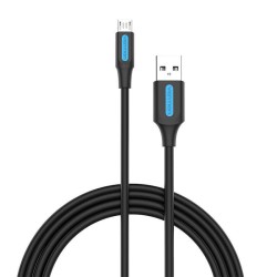 KABEL USB 2.0 A DO MICRO USB VENTION COLBC 3A 0,25M CZARNY