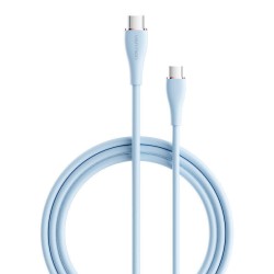 KABEL USB-C 2.0 DO USB-C VENTION TAWSG 1,5M, PD 100W, NIEBIESKI SILIKONOWY