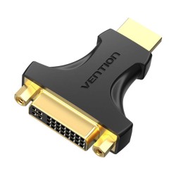 ADAPTER HDMI MĘSKI DO DVI (24+5) ŻEŃSKI VENTION AIKB0 2-KIERUNKOWY