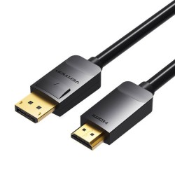 KABEL DISPLAYPORT 1.2 DO HDMI 1.4 VENTION HADBI 3M CZARNY