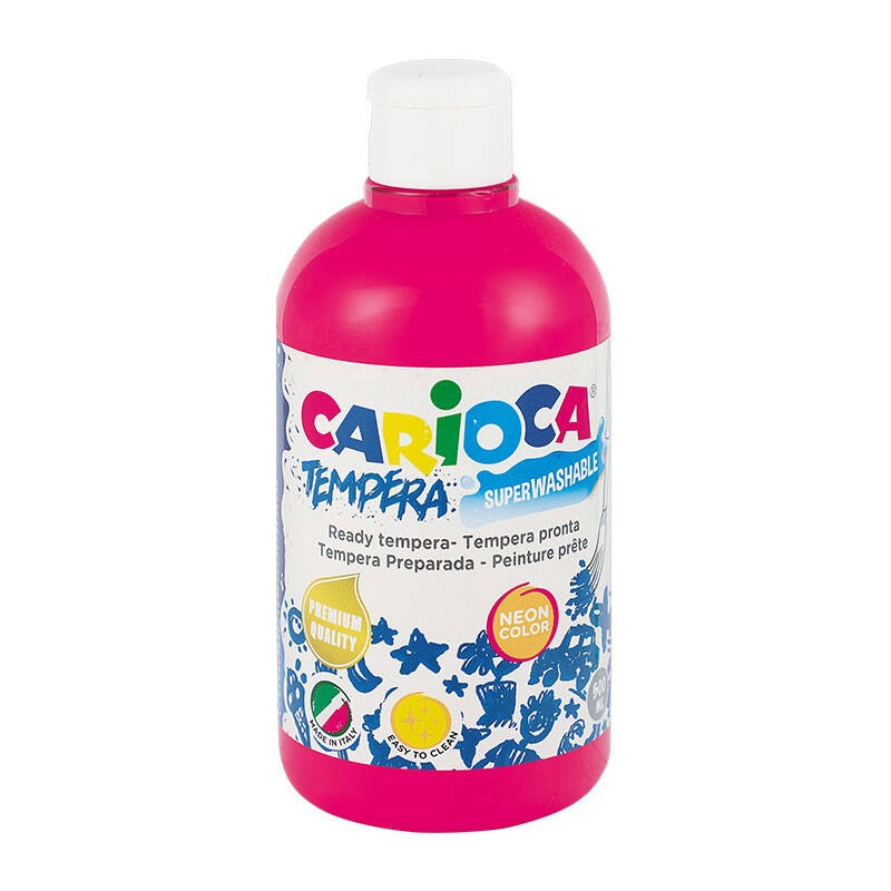 FARBA TEMPERA CARIOCA KO027/37 170-2590 500ML NEON RÓŻOWA