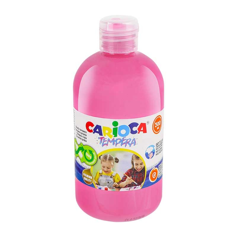 FARBA TEMPERA CARIOCA 40427/04 170-2715 500ML RÓŻOWA CIEMNA